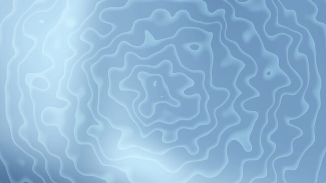 Blue Abstract Background with Organic Contour Lines and Soft Gradient Texture