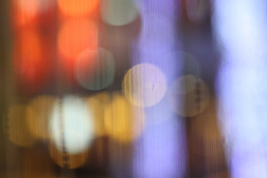 Colorful Abstract Bokeh Background With Soft Light Streaks