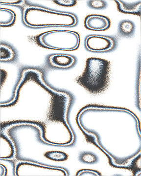 Monochromatic interference fringe pattern with organic shape contours interference monochromatic contours
