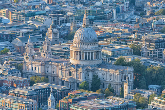 The St Paul Cathedral in London