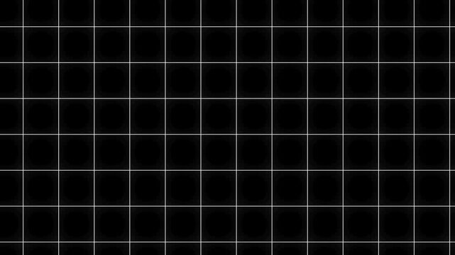 A minimalist digital grid pattern with thin light gray lines on a solid black background, creating a precise geometric abstract design.
