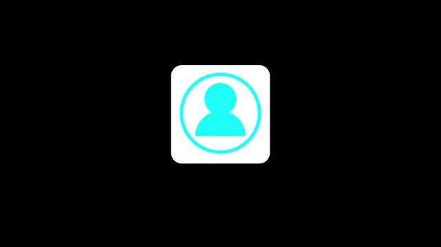 Colorful User Profile Icons Set