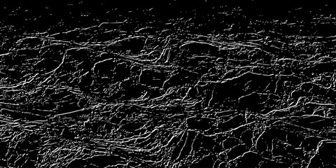 Fototapeta premium Black Topographic Contour Line Abstract Background with Geological Terrain Map Texture Design