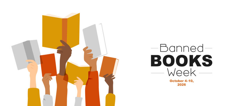Banned Books Week banner.