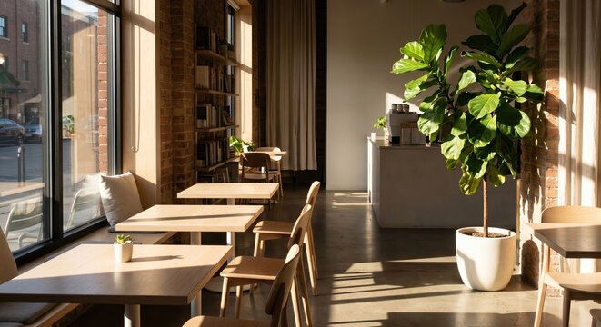 Modern Cafe Interior