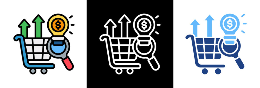 Market Analysis triplestyle icon