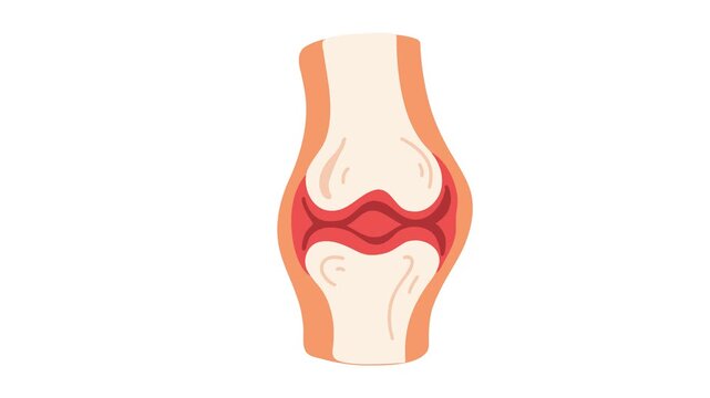 animation of healthy knee joint anatomy