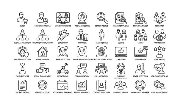 User Opinion Customer Service and Quality Rating Icon Collection