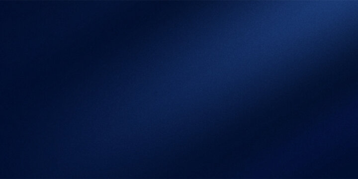 Abstract dark background. Silk satin fabric. Navy blue color. Elegant background with space for design. Soft wavy folds.