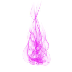 Obraz premium Abstract pink smoke swirl with flowing transparent wisps creating an elegant vapor effect for modern branding, posters, presentations, wallpapers, and digital graphic design projects. Clean isolated 