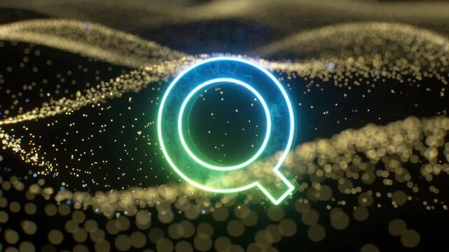 ozone protection symbol glowing blue and green awareness campaign visual