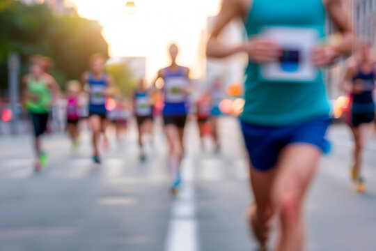 runners on the road