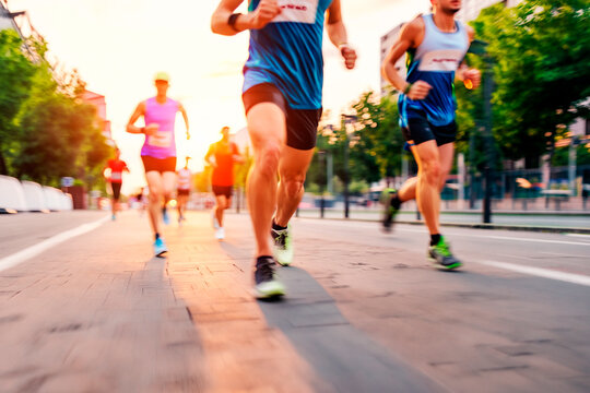 runners on the road