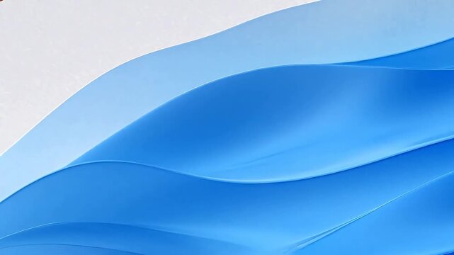 Blue fabric texture with flowing curves