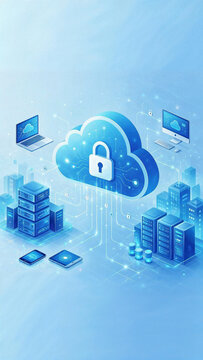 Cloud Computing Security Illustration