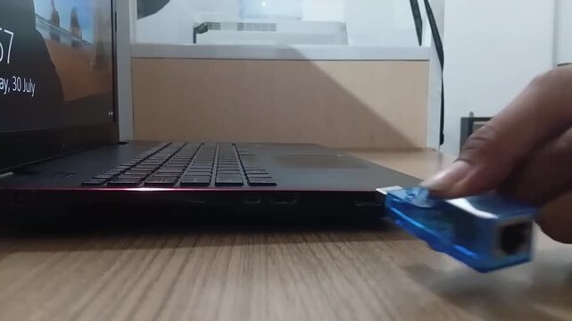 Removing USB Ethernet Adapter from Laptop After Wired Network Connection