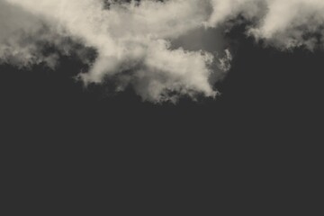 Naklejka premium White Ground Fog Background with Atmospheric Mist and Copy Space