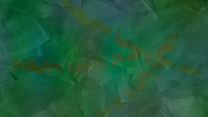 Dark Abstract Green Texture Background Wrinkled Paper Surface © TSO