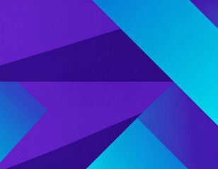 Obraz premium Abstract Material Design Background with Overlapping Purple and Blue Geometric Planes