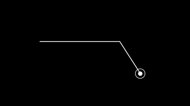Hud callout rectangle text box animation. HUD graphics around the edges for use in movies, Technological HUD template callout. Motion graphics of hud callout icon. 4k video animation
