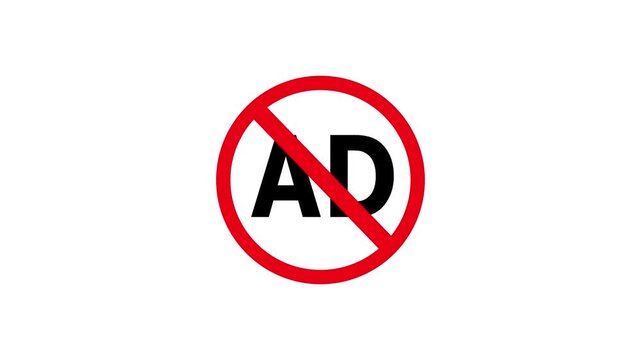 Advertisement Label Animation in 4K