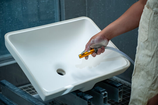 Use a flush gun to flush the water tank.