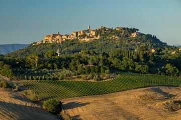 Obraz premium Montepulciano hilltop town in Siena, Tuscany