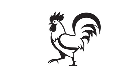 Rooster Logo Design Vector for Organic Farm Branding and Signage © creations sanddollar