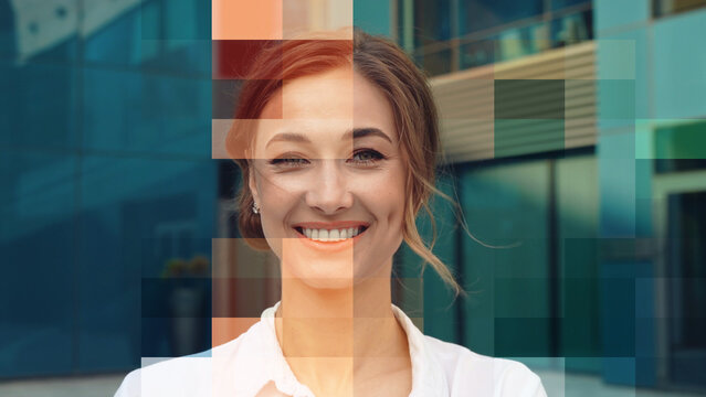 Premium Overlays Mosaic 1 &ndash; Pixel Mosaic Effects, Digital Tile Overlays and Abstract Geometric Visual Style for Video Editing and Motion Graphics