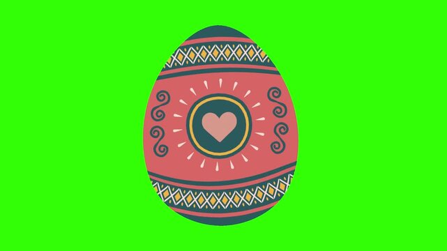 easter egg with easter eggs
