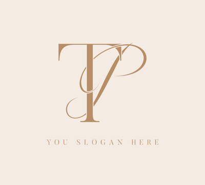 PT TP initial letter monogram logo