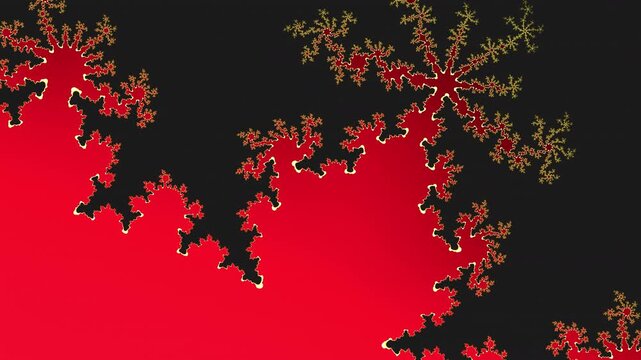 Mandelbrot Fractal Branching Pattern Diagram