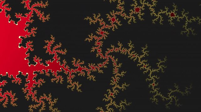 Mandelbrot Fractal Branching Pattern Diagram