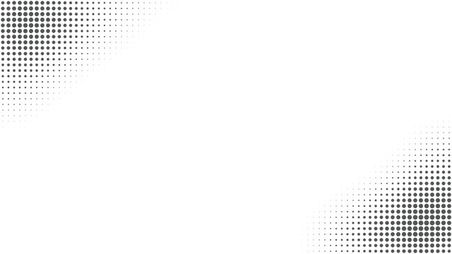 Subtle halftone dot gradient corner on white background