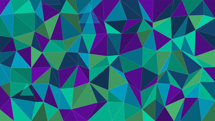 Obraz premium Geometric Polygon Gradient Background with Low Poly Triangles and Crystal Facets Variation
