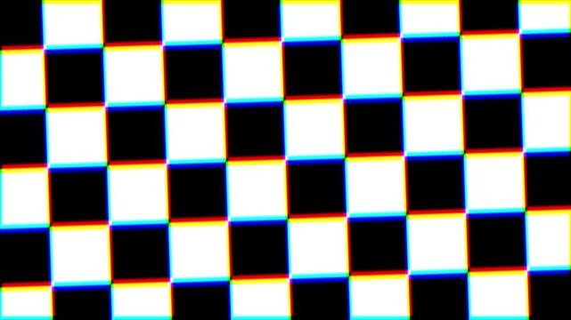 Checkerboard design animation