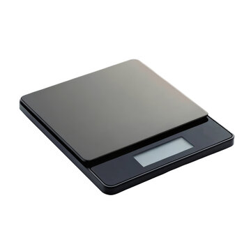 Black Digital Kitchen Scale Electronic Weight Device for Barista Coffee Brewing Measurement and Portioning Equipment