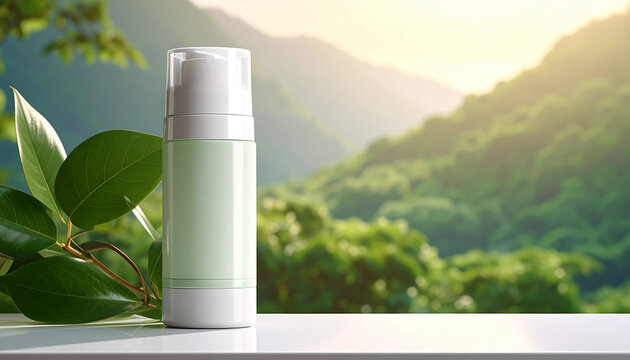 Organic Skincare Foam Bottle