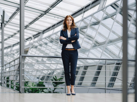 Portait of a confident businesswoman in a modern office building