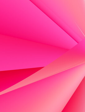 Abstract modern background with dynamic pink curved shapes