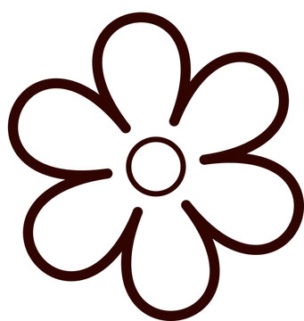 Groovy hippy daisy flowers