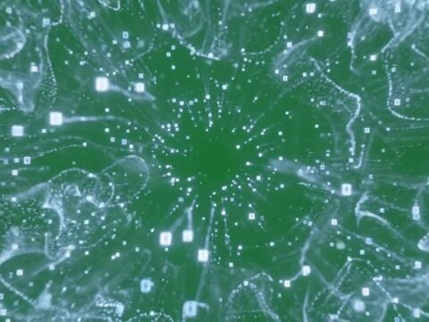 AI Pixel Explosion Transition