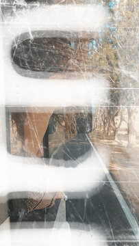 Vertical Film Burn Transition 10