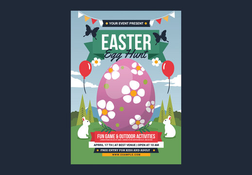Easter Egg Hunt Flyer