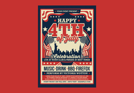 4th of July Celebration Flyer