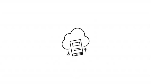 Cloud Library Icon