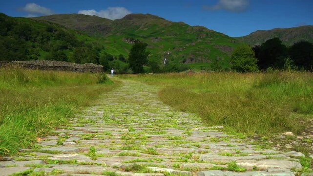 The lone walker beneath the fells