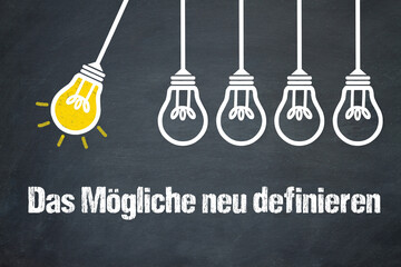 Fototapeta premium Das Mögliche neu definieren 