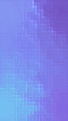 Obraz premium Geometric shapes create a soft pattern with layered rectangles in shades of purple and blue that fade into a light gradient glow for a modern digital wallpaper design