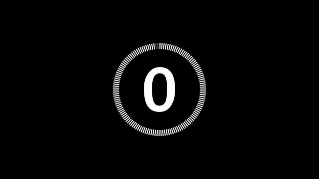 03 second countdown timer animation from 03 seconds to 0 seconds on a background.